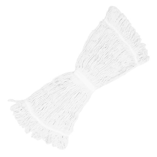 LOORGVEL Waschbarer Mop Ersatzkopf aus Saugfähigem Baumwoll polyester mix Schnell Trocknend Kratzfrei für Haushalt Geeignet für Fliesen Marmor Einfach Austauschbar Feucht und Trocken von LOORGVEL