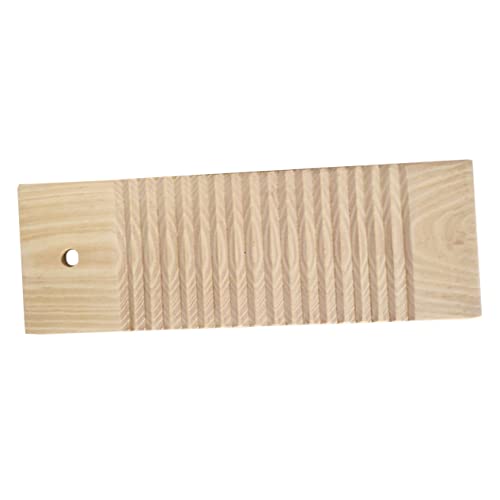 LOORGVEL Waschbrett aus Holz Rutschfest für Handwäsche Robustes Design Waschbrett für Zuhause von LOORGVEL
