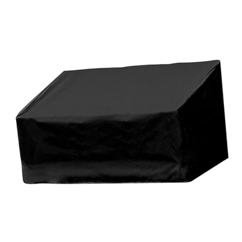 LOORGVEL Wasserdichte Abdeckhaube für Gartenbank UV beständig Kratzfest Wetterfeste Schutzhülle Sitzer Sitzbank Outdoor Schutz bei Sonne und Regen von LOORGVEL