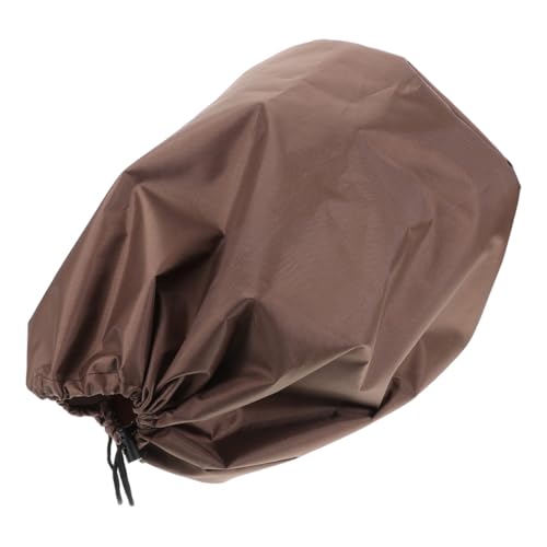 LOORGVEL Wasserdichte Rasenmäher Motorabdeckung Oxford Schutzhaube Uv-beständig Staubdicht für Garten Rasentrimmer Vielseitige Schutzhülle Braun von LOORGVEL