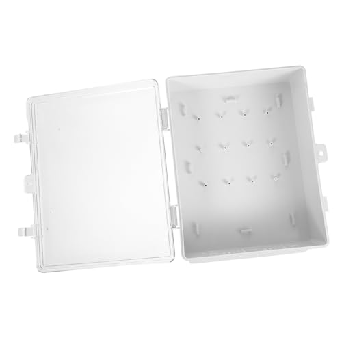 LOORGVEL Wasserdichte Verteilerdose mit Transparentem Deckel Wetterfeste Kunststoff-abzweigdose für Außenbereich Klare Elektronikgehäusebox für Kabel Schutzgehäuse für Überwachungs LOORGVEL Wasserdichte Verteilerdose mit Transparentem Deckel Wetterfeste Kunststoff-abzweigdose für Außenbereich Klare Elektronikgehäusebox für Kabel Schutzgehäuse für Überwachungs von LOORGVEL