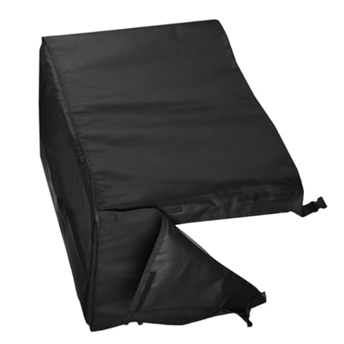LOORGVEL Wasserdichter Schutzhülle aus Uv-beständigem Oxford-gewebe Staubdicht mit Belüftung für Effektive Wärmeableitung für Camping Bau und Notfalleinsätze Schwarz von LOORGVEL