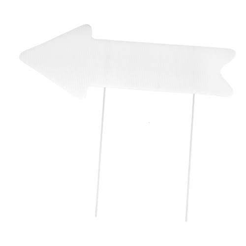 LOORGVEL Wasserfestes Doppelseitiges Wellpappe gartenschild mit Erdspieß Blanko DIY Rasenwerbung Individuell Beschreibbar für Garten Party Haus und Geschäft LOORGVEL Wasserfestes Doppelseitiges Wellpappe gartenschild mit Erdspieß Blanko DIY Rasenwerbung Individuell Beschreibbar für Garten Party Haus und Geschäft von LOORGVEL