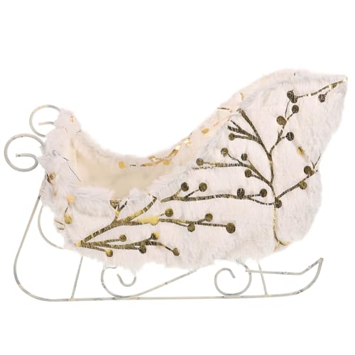 LOORGVEL Weihnachtlicher Schlitten Dekofigur Festliche Tischdeko Weihnachtsatmosphäre Weihnachtsornament für Desktop LOORGVEL Weihnachtlicher Schlitten Dekofigur Festliche Tischdeko Weihnachtsatmosphäre Weihnachtsornament für Desktop von LOORGVEL