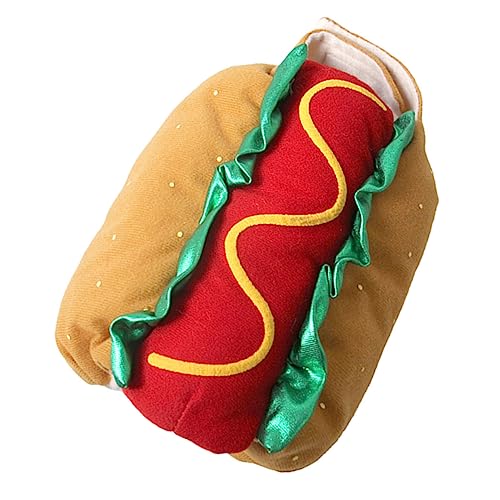 LOORGVEL Weihnachtliches Faltbares Haustierkostüm für Kleine Hunde und Katzen Leichtes Warmes Party Outfit als Fotorequisite Komfortabel und Modisch für Festtage und Feierlichkeiten von LOORGVEL