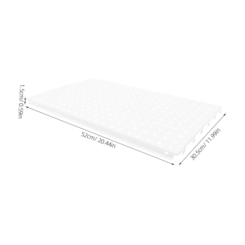 LOORGVEL Weiße Metall pegboard Wandpaneele Robuste Lochwand für Garage und Werkstatt Wetterbeständig Einfach zu Montieren Effizientes Wand organizer panel für Werkbank und Lagerung LOORGVEL Weiße Metall pegboard Wandpaneele Robuste Lochwand für Garage und Werkstatt Wetterbeständig Einfach zu Montieren Effizientes Wand organizer panel für Werkbank und Lagerung von LOORGVEL