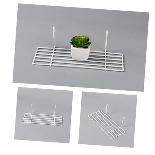 LOORGVEL Weißes Wandregal Drahtgitter Platzsparendes Hängeregal für Wohnzimmer und Schlafzimmer Stapelbares Aufbewahrungsregal Vielseitiges Wandpaneel für Ordnung und Dekoration LOORGVEL Weißes Wandregal Drahtgitter Platzsparendes Hängeregal für Wohnzimmer und Schlafzimmer Stapelbares Aufbewahrungsregal Vielseitiges Wandpaneel für Ordnung und Dekoration von LOORGVEL