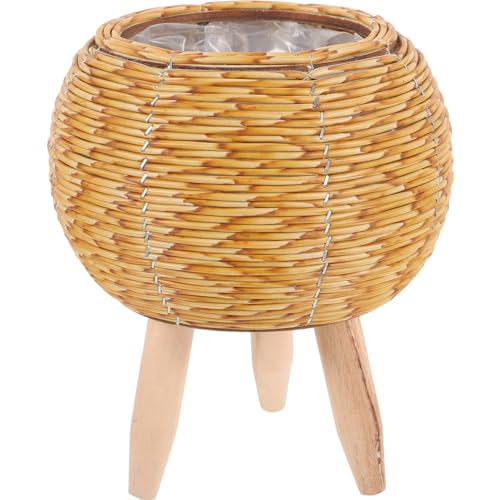 LOORGVEL Wickelkorb Handgefertigter Blumentopfständer für Wohnzimmer und Balkon Langlebig Vielseitig Einsetzbar zur Präsentation von Pflanzen Jedem von LOORGVEL
