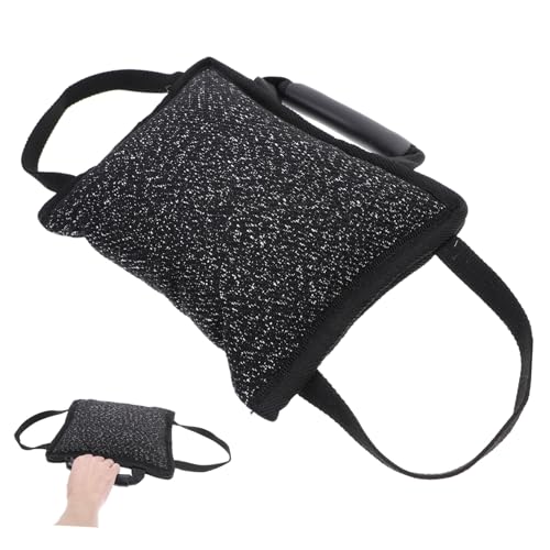 LOORGVEL Zerrspielzeug Hundebiss Kissen aus Robustem Jute mit Rutschfesten Griffen Interaktives Trainingsspielzeug für Welpen und Hunde für Outdoor Beiß Zerrtraining LOORGVEL Zerrspielzeug Hundebiss Kissen aus Robustem Jute mit Rutschfesten Griffen Interaktives Trainingsspielzeug für Welpen und Hunde für Outdoor Beiß Zerrtraining von LOORGVEL