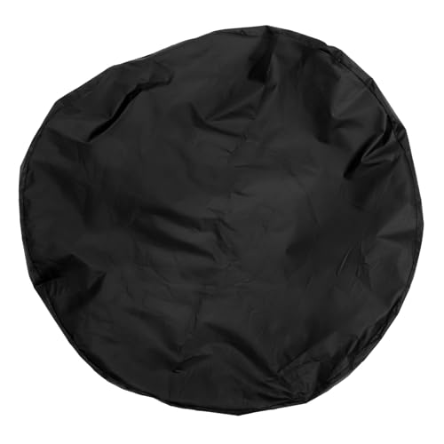 LOORGVEL wasserdichte Winddichte Grillabdeckung aus Robustem Uv-beständig Vollflächiger Schutz für Outdoor BBQ Camping und Wetterfeste Möbelabdeckung Schwarz von LOORGVEL