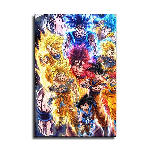 LOPIU Dragon Ball z Leinwand-Kunst-Poster und Wand-Kunstdruck, modernes Familienschlafzimmerdekor-Poster LOPIU Dragon Ball z Leinwand-Kunst-Poster und Wand-Kunstdruck, modernes Familienschlafzimmerdekor-Poster von LOPIU