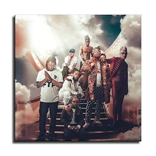 LOPIU Juice Wrld and Pop Smoke Poster Hip Hop Rap Art Leinwand Druck Home Decor Gemälde Wandkunst Bilder Poster Geschenke Schlafzimmer Decor Post LOPIU Juice Wrld and Pop Smoke Poster Hip Hop Rap Art Leinwand Druck Home Decor Gemälde Wandkunst Bilder Poster Geschenke Schlafzimmer Decor Post von LOPIU