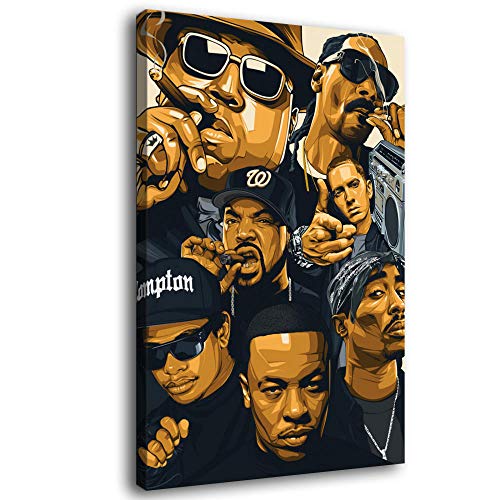 Legends Never Die Rap Sänger Old School Rap-Poster Hip-Hop-Kunst, Leinwand-Kunst-Poster und Wand-Kunstdruck, moderner Familienschlafzimmerdekor-Poster von LOPIU