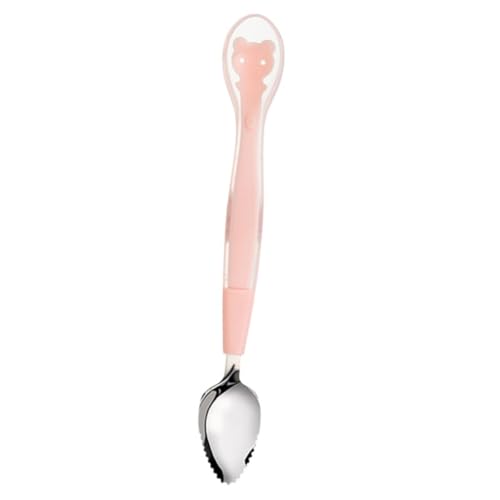 LOPUNER 1 Stück Doppelköpfiger Fütterlöffel für Junge Mädchen Ergonomisches Design Lebensmittelechtes Material für Brei und Frisches Obst Sicheres Esslernbesteck für Kleinkinder LOPUNER 1 Stück Doppelköpfiger Fütterlöffel für Junge Mädchen Ergonomisches Design Lebensmittelechtes Material für Brei und Frisches Obst Sicheres Esslernbesteck für Kleinkinder von LOPUNER