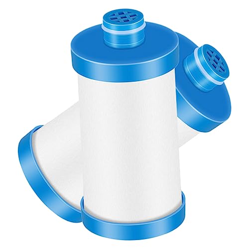 LOPUNER 2 Stück Teiliges Duschfilterset Wasserfilter für Duschköpfe zur Verbesserung der Wasserqualität Installieren für Zuhause oder Büro von LOPUNER