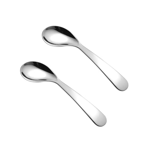 LOPUNER 2 Stück mit Gebogenem Design Fütterungslöffel für Selbstständiges Essen Sicher und Leicht zu Reinigen für Kleinkinder und Neugeborene LOPUNER 2 Stück mit Gebogenem Design Fütterungslöffel für Selbstständiges Essen Sicher und Leicht zu Reinigen für Kleinkinder und Neugeborene von LOPUNER