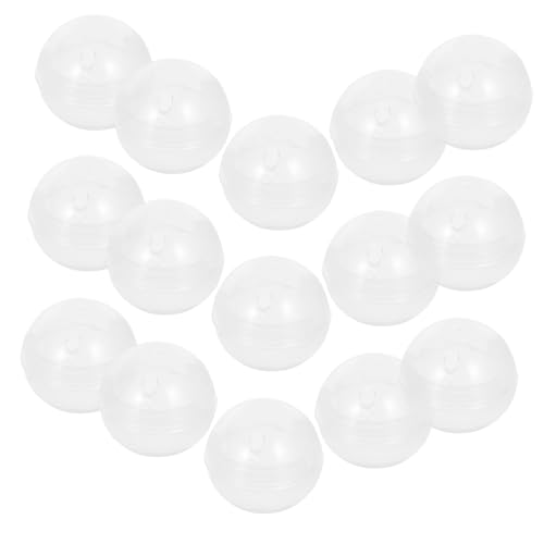 LOPUNER 20 Stück Leere Transparente Kapseln Mini Runde Kunststoffkugeln zum Befüllen für Kaugummiautomaten Party deko DIY Überraschungsball Leichte Stabile Spielzeugkapseln von LOPUNER