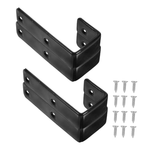 LOPUNER 4 Stücke Leiterhaken aus Rostfreiem Metall Kunststoffbeschichtet Sicherer Aufhänger für Etagenbett und Dachbodenleiter Vielseitig Einsetzbar für Wand und Deckenbefestigung von LOPUNER