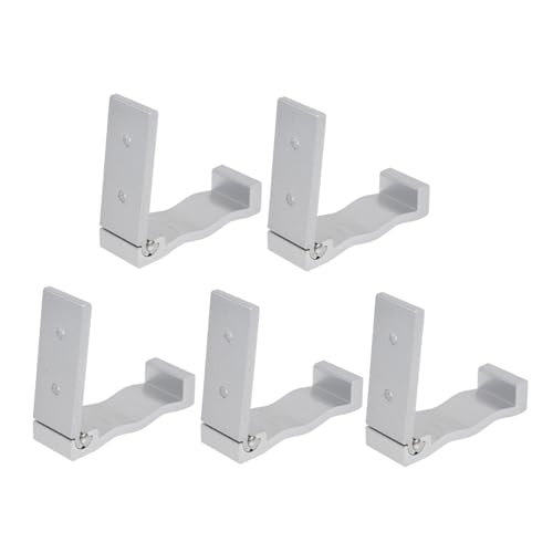 LOPUNER 5 Stück Teiliges Faltbare Wandhaken aus Aluminium mit Starkem Kleber Vielseitige Garderobenhaken für Bad Küche Schlafzimmer Robust Wasser und Ölbeständig zum Aufhängen von LOPUNER 5 Stück Teiliges Faltbare Wandhaken aus Aluminium mit Starkem Kleber Vielseitige Garderobenhaken für Bad Küche Schlafzimmer Robust Wasser und Ölbeständig zum Aufhängen von von LOPUNER