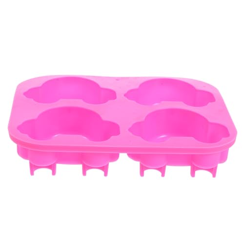 LOPUNER Auto Silikonform für Kuchen Silikonform für Muffins Pudding Schokolade und Seife Rosa Backform für Kreative Projekte von LOPUNER