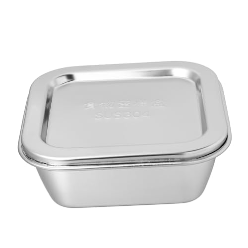 LOPUNER Edelstahl Butterdose mit Deckel Quadratische Butteraufbewahrungsbox aus Rostfreiem Stahl Große Butterdose mit Staubdichtem Verschluss Langlebige Küchen Aufbewahrungsbox für LOPUNER Edelstahl Butterdose mit Deckel Quadratische Butteraufbewahrungsbox aus Rostfreiem Stahl Große Butterdose mit Staubdichtem Verschluss Langlebige Küchen Aufbewahrungsbox für von LOPUNER