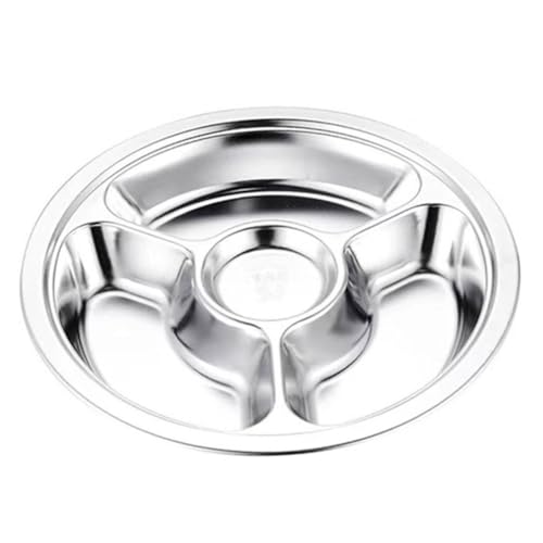 LOPUNER Fachplatte Getrennt Partition Platten Portionsplatte Abschnitt Geschirr Gericht Geteilte Platte Geteilte Servierplatte Tabletts Erwachsene Segmentiert Edelstahl 304 Silber LOPUNER Fachplatte Getrennt Partition Platten Portionsplatte Abschnitt Geschirr Gericht Geteilte Platte Geteilte Servierplatte Tabletts Erwachsene Segmentiert Edelstahl 304 Silber von LOPUNER