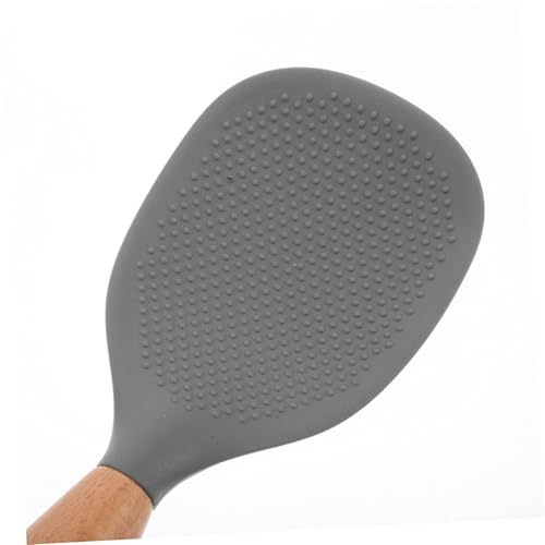 LOPUNER Hitzebeständiger Reislöffel mit Holzgriff Antihaft silikonoberfläche Stehendes Design für Platzsparende Aufbewahrung Rutschfeste Reiskelle zum Servieren für Küchen und Reiskocher LOPUNER Hitzebeständiger Reislöffel mit Holzgriff Antihaft silikonoberfläche Stehendes Design für Platzsparende Aufbewahrung Rutschfeste Reiskelle zum Servieren für Küchen und Reiskocher von LOPUNER