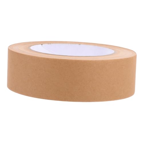LOPUNER Kraftpapier Packband Karton Klebeband mit Hoher Haftkraft Leicht Abreißbar Beschriftbar Vielseitig für Verpackung und Umzug Geeignet Starkes Paketband für Sichere von LOPUNER