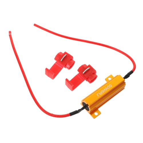 LOPUNER LED Lastwiderstand für Blinker und Kennzeichenbeleuchtung Aluminium Hochleistungs LED Resistor Geeignet für Verschiedene Autoanwendungen LOPUNER LED Lastwiderstand für Blinker und Kennzeichenbeleuchtung Aluminium Hochleistungs LED Resistor Geeignet für Verschiedene Autoanwendungen von LOPUNER