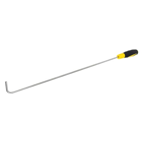 LOPUNER Manhole Hook mit Robustem Gummigriff Edelstahl Schachtdeckelheber und Schiebetürheber Rostfrei Langlebig Praktisches Hebewerkzeug für Haushalt und Rolladen Vielseitig Einsetzbar von LOPUNER