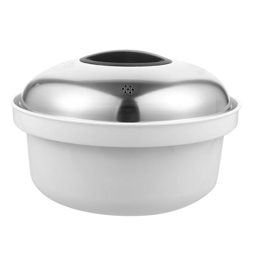 LOPUNER Mikrowellen Dampfgarer Set aus Kochgeschirr für Gemüse Reis und Dumplings Wasserverlust mit Robusten Griffen für Einfachen Gebrauch von LOPUNER