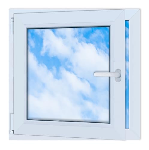 LORAC | Kunststofffenster weiß 700x700mm, 70x70cm, PCV, DIN Links, kippbar & ausstellbar, 2-fach Verglasung, energiesparend – Fenster mit CE-Zertifikat für Keller und Wohnung LORAC | Kunststofffenster weiß 700x700mm, 70x70cm, PCV, DIN Links, kippbar & ausstellbar, 2-fach Verglasung, energiesparend – Fenster mit CE-Zertifikat für Keller und Wohnung von LORAC