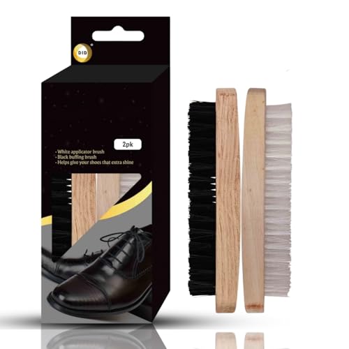 LORD C 2-in-1-Holzbürste zum Reinigen von Kleidung. Steife, weiche und feste Borsten. Handgehaltene Stoffbürste zum Entfernen von Schmutz. Mehrzweckreiniger. Schrubberbürsten zum Entfernen von hartem, von LORD C