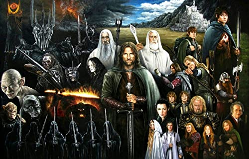 LORDOS 5D Diamond Painting for Adults, Diamond Painting Pictures, Herr der Ringe Diamond Painting for Children for DIY, Girls, Boys, Home Wall Decor, Indie Room Decor 50x70cm LORDOS 5D Diamond Painting for Adults, Diamond Painting Pictures, Herr der Ringe Diamond Painting for Children for DIY, Girls, Boys, Home Wall Decor, Indie Room Decor 50x70cm von LORDOS