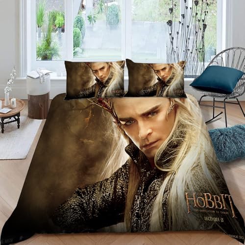 LORDOS Bettwäsche 135x200cm Bettbezug Set 3 Teilig Microfaser 3D Der Herr der Ringe Motiv Luxus Modern Bettdeckenbezug Mit Reißverschluss und 2 Kissenbezüge 80x80cm LORDOS Bettwäsche 135x200cm Bettbezug Set 3 Teilig Microfaser 3D Der Herr der Ringe Motiv Luxus Modern Bettdeckenbezug Mit Reißverschluss und 2 Kissenbezüge 80x80cm von LORDOS