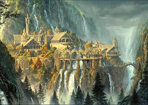 LORDOS Diamond Painting Set - Herr der Ringe - 5D Diamond Painting Pictures with Diamond Painting Accessories for Children and Adults - Crystal Art for Home Wall Decoration 30x40cm LORDOS Diamond Painting Set - Herr der Ringe - 5D Diamond Painting Pictures with Diamond Painting Accessories for Children and Adults - Crystal Art for Home Wall Decoration 30x40cm von LORDOS