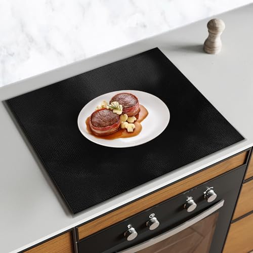 LOREC 60x52CM Große Silikon Induktionskochfeld Schutzmatte Induction Cooker Silikonmatte (Magnetisch) Induktion Schutzmatte Induktion Herdschutz Matte Rechteckig Wärmeisolierte Pad für Induktionsherd von LOREC