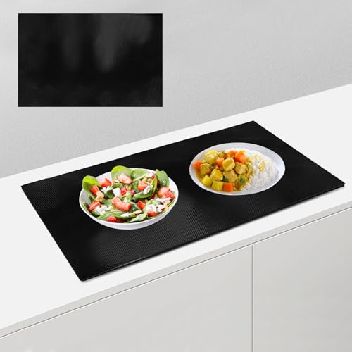 LOREC 61x52CM Große Silikon Induktionskochfeld Schutzmatte Induction Cooker Silikonmatte (Magnetisch) Induktion Schutzmatte Induktion Herdschutz Matte Rechteckig Wärmeisolierte Pad für Induktionsherd von LOREC