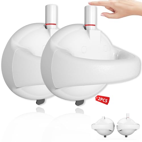 LORESJOY 2Pcs Haltegriff mit Saugnapf, Haltegriffe Dusche Ohne Bohren, Haltegriffe für Senioren, Unter Druck Setzen Badewannengriff Mobiler Haltegriff Bad Duschgriff WC Rutschfreier Haltegriff von LORESJOY