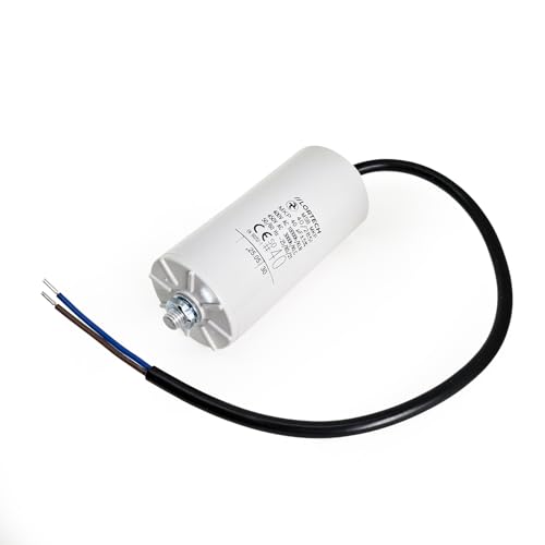 LORTECH Motor-Kondensator 450V, 2µF bis 50µF, Kabelanschluss (40µF, 1) von LORTECH