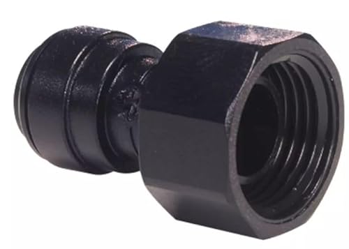 Adapter weiblich, schwarz, 20 x 27 (3/4), für 8 mm Schlauch, CM320816FE von LORTECH