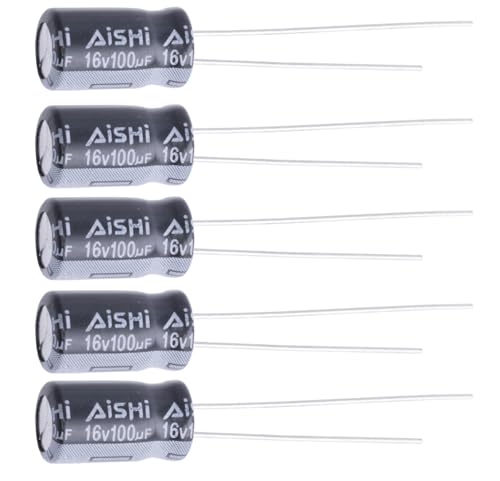 Elektrolytkondensator 100µF 16V DC, 6,3x11mm, 5 Stück von LORTECH