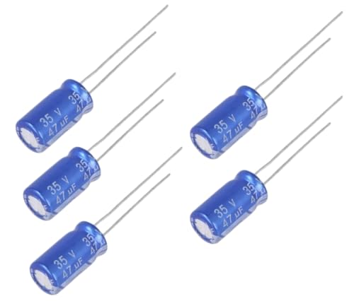 Elektrolytkondensator THT, 47µF 35V DC, 6,3 x 11,5mm ±20%, -40...105°C von LORTECH