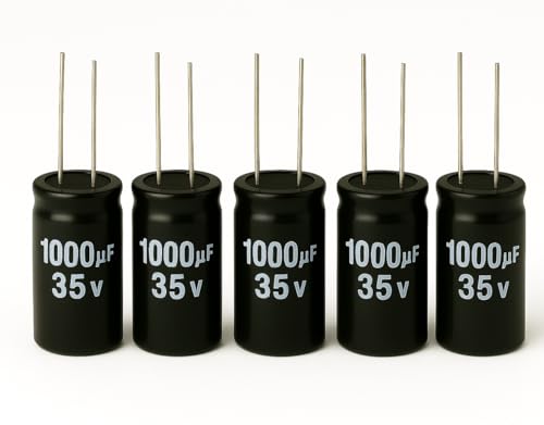 Elektrolytkondensatoren THT 1000uF 35V Ø12,5x20mm 5 Stück von LORTECH