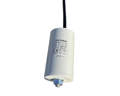 Kondensator 31,5µF mit Kabel Ø45x94mm von LORTECH