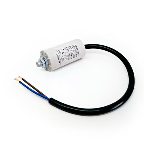 LORTECH Motor-Kondensator 450V, 2µF bis 50µF, Kabelanschluss (6,3µF, 1) von LORTECH