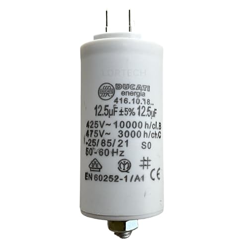 LORTECH Kondensator 12,5µF, 24V DC, Polypropylen, Rechteckig, Elektromotorkondensator von LORTECH