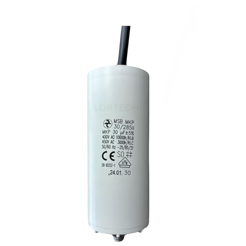 LORTECH Permanenter Kondensator, 30 μF, 450 V, Kabel LORTECH Permanenter Kondensator, 30 μF, 450 V, Kabel von LORTECH