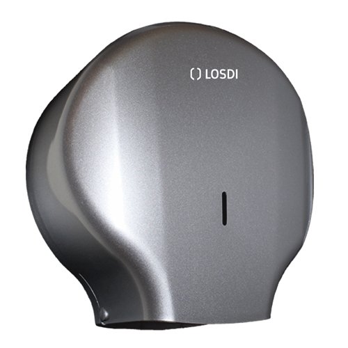 Losdi CP-204-CG Toilettenpapierhalter Abs, Grau Silber von LOSDI