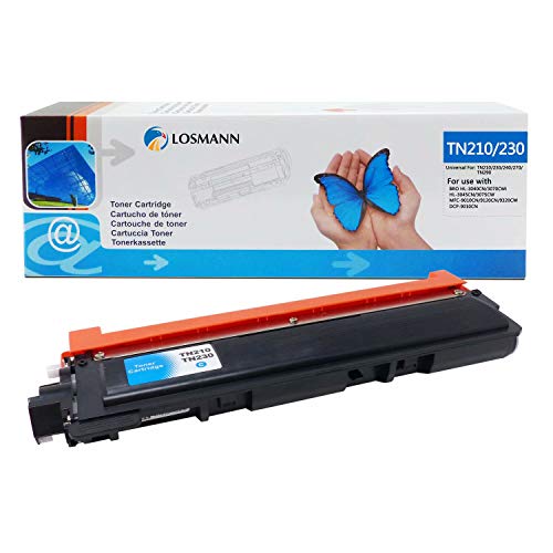 1x LOSMANN Toner Kompatibel für Brother TN-230C TN230C Cyan für DCP-9010 DCP-9010 CN HL-3000 Series HL-3040 CN HL-3045 CN HL-3070 HL-3070 CW HL-3075 CW MFC-9120 CN MFC-9125 CN MFC-9320 CW MFC-9325 CW 1x LOSMANN Toner Kompatibel für Brother TN-230C TN230C Cyan für DCP-9010 DCP-9010 CN HL-3000 Series HL-3040 CN HL-3045 CN HL-3070 HL-3070 CW HL-3075 CW MFC-9120 CN MFC-9125 CN MFC-9320 CW MFC-9325 CW von LOSMANN